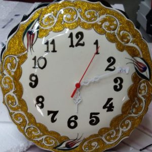 30 cm Altın Yaldızlı Duvar Saati